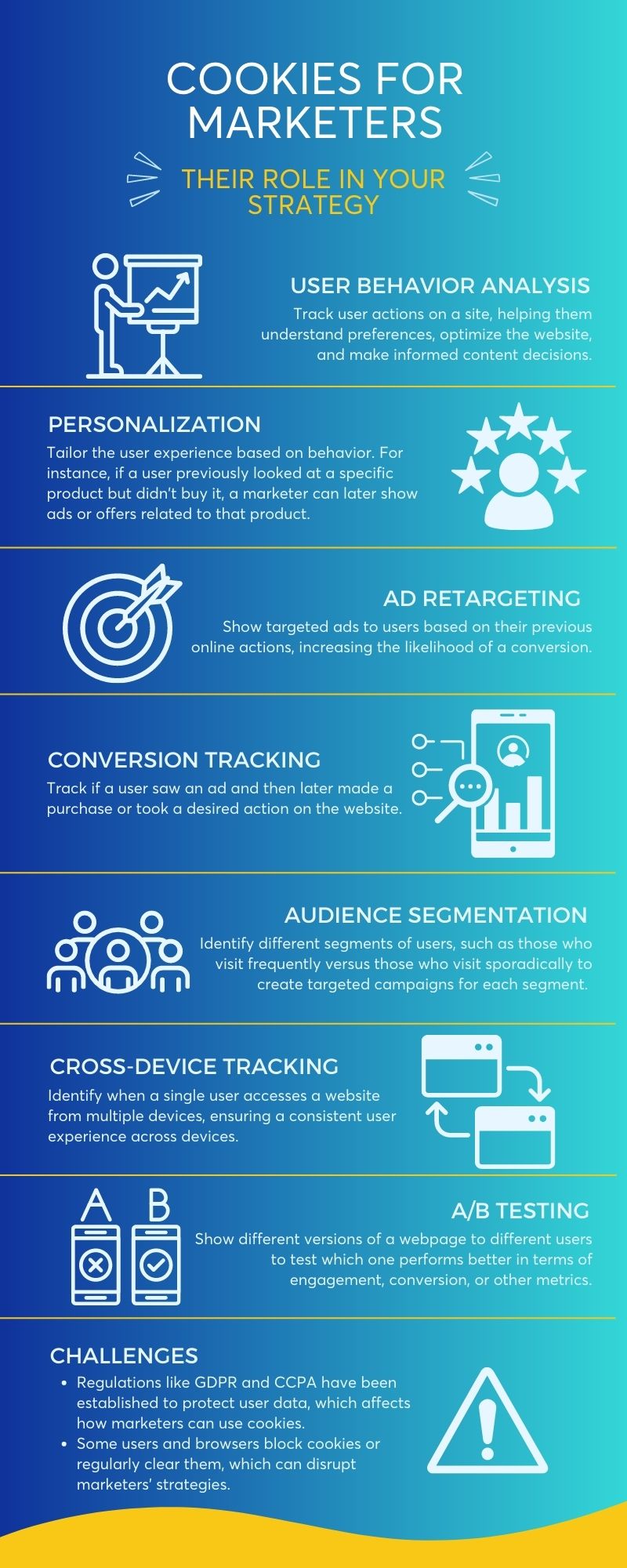 Cookies for marketers infographic.